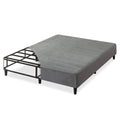 Zinus Keenan Single Ensemble Bed Base in Dark Grey - Steel Frame, 150kg Capacity - AU-BSLB-DG-S