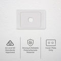 DETA 1 Aperture Grid Plate White Plastic 75mm x 115mm Indoor