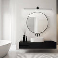 Brilliant Miro 90cm Black Matt LED Vanity and Wall Light Indoor 22383/06
