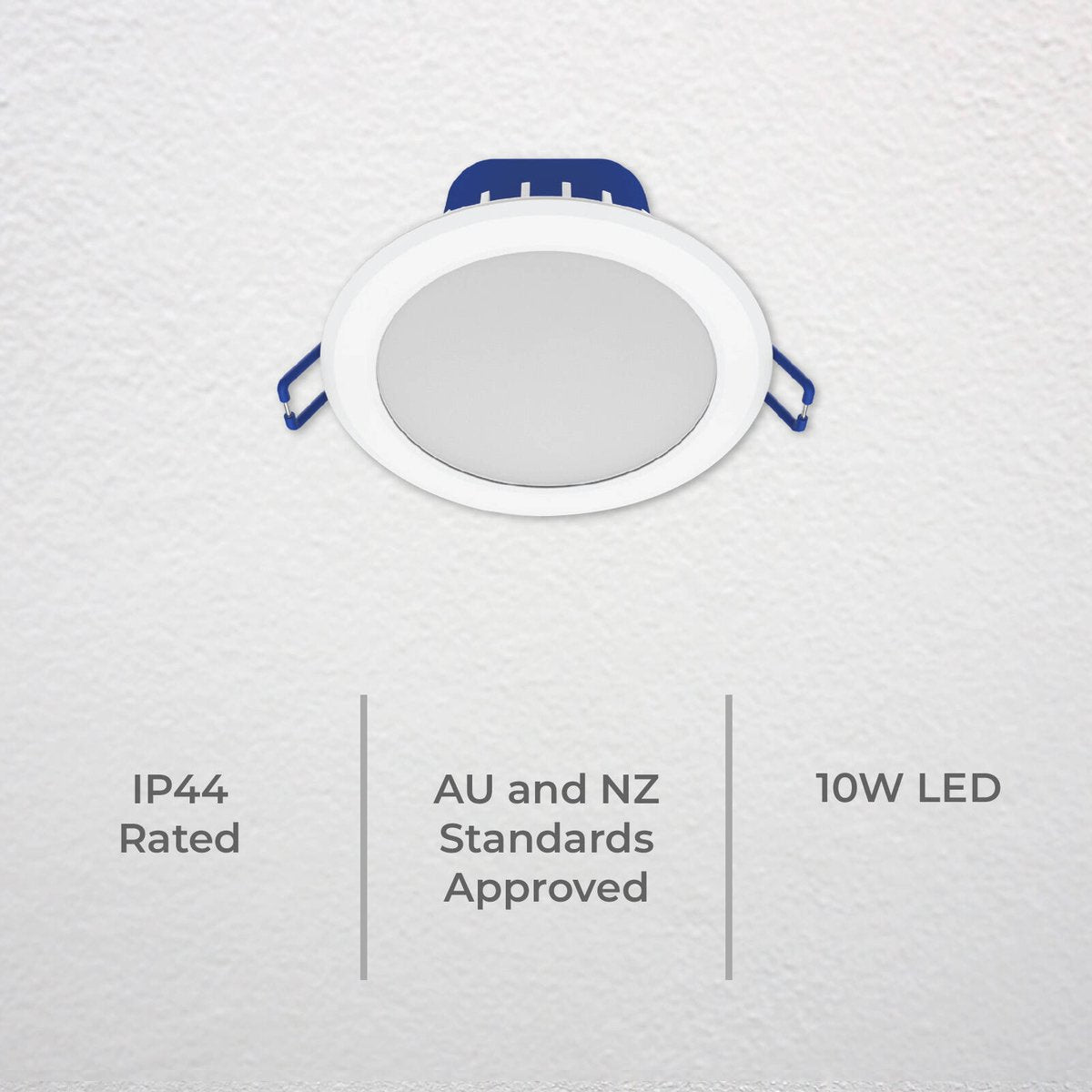 Deta 10W Smart LED Downlight 112mm - RGB CCT - App Control - IP44 - SuperSaverAU - view 4