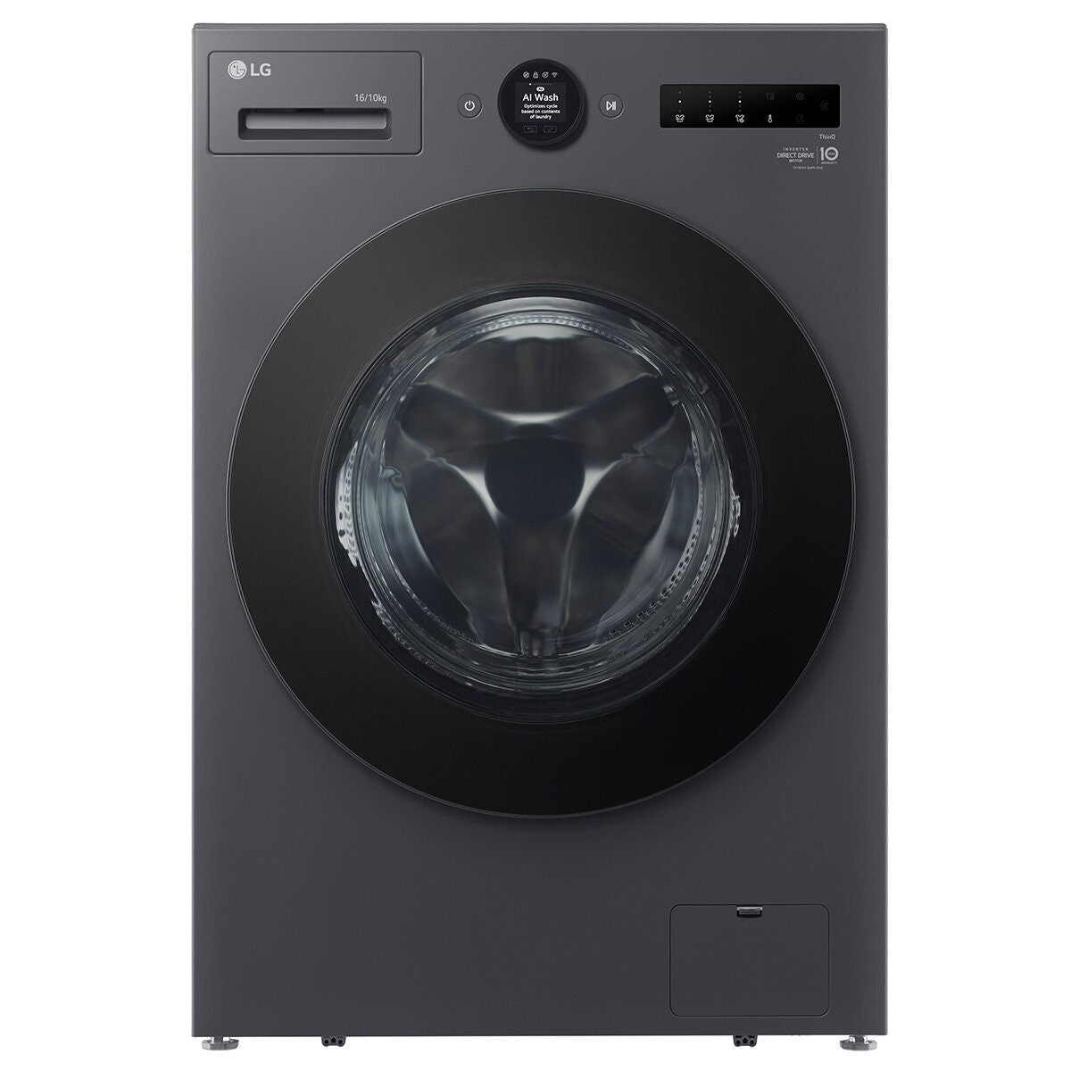 LG Series XL 16kg/10kg Washer Dryer Combo - Steam Allergy Care - Matte Graphite - WXLC-1016G