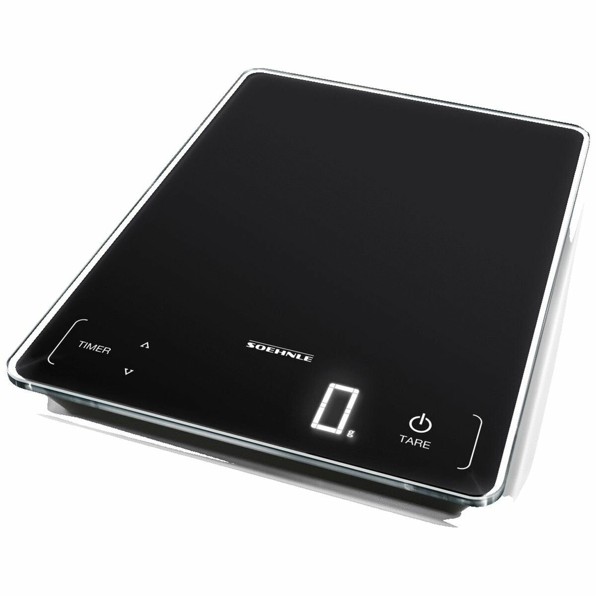 Soehnle Page Profi 100 digital kitchen scale pack of 2 - 15kg capacity, LED display, timer - S61506-2PK