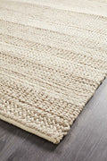 Rug Culture Skandi Extra Large Rug 320x230cm - Grey Viscose and Wool Blend - SKAN314GRY320X230