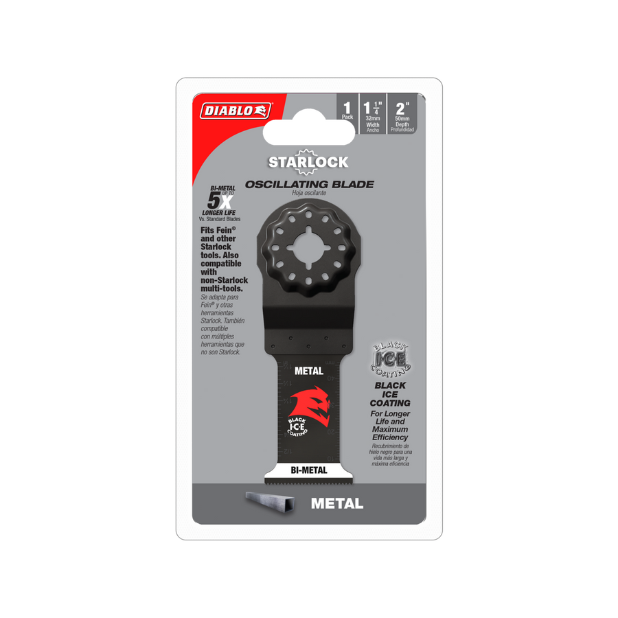 Diablo Multi Tool Blade 50mm x 32mm Metal Starlock - Ultra-Hardened Edge - SuperSaverAU - view 1