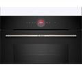 Bosch Series 8 built-in compact oven with microwave - 45L, air frying, Home Connect, black - CMG7241B1A
