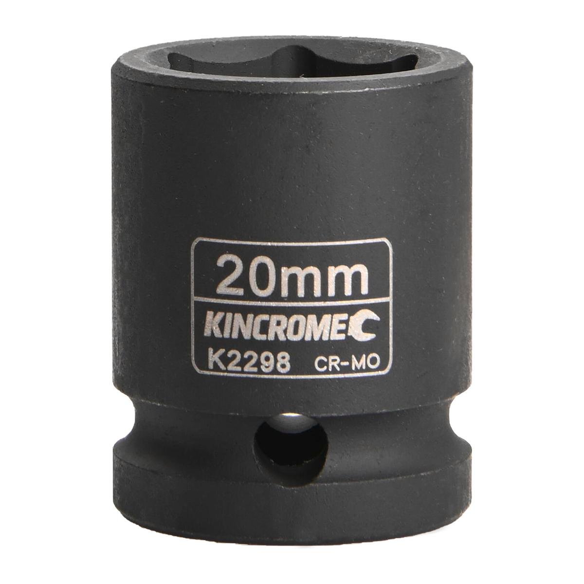 Kincrome 20mm Impact Socket Cr-Mo Steel Rust Resistant Durable - SuperSaverAU - view 1