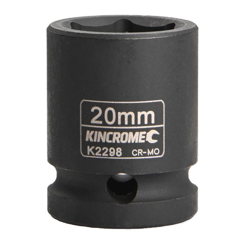 Kincrome 20mm Impact Socket Cr-Mo Steel Rust Resistant Durable - SuperSaverAU - view 1