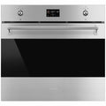 Smeg 76cm Classic Pyrolytic Oven - 111L Net, Stainless Steel, Temperature Probe - SOPA3302TPX
