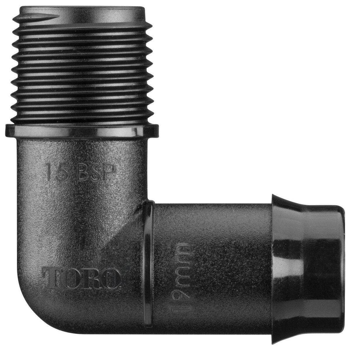 Toro 19mm Male Poly Threaded Elbow 15mm Size Polypropylene Durable - SuperSaverAU - view 4
