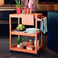 Tramontina Churrasco Serving Trolley - Jatoba Wood - Integrated Knife Block - Caster Wheels - 13198070