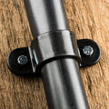 Pope 19mm Saddle Clamp - Black Poly Tube Mount for Timber, 1000kPa