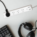 Arlec Grid Connect Smart 4 Outlet Powerboard - 0.9m Lead - White - SuperSaverAU - view 4