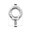 Pinnacle M8 35 x 55 x 8mm Zinc Plated Steel Eye Bolt, 14kg Load