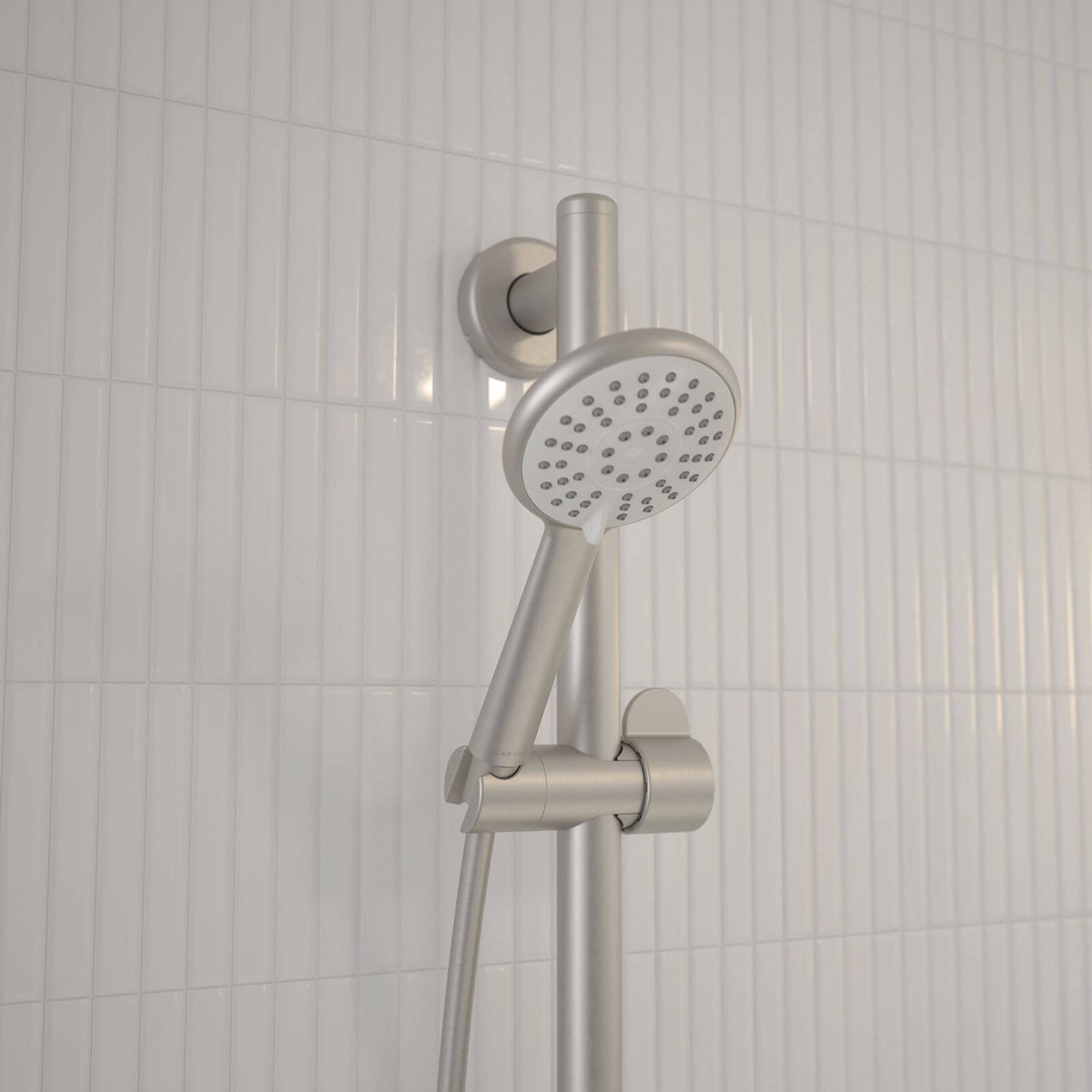 Homecare By Caroma 900mm Rail Shower Set - Brushed Nickel - Safety & Durability - SuperSaverAU - view 4