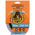 Gorilla Double Sided Mounting Tape 7.3m - Indoor & Outdoor, Moisture Resistant