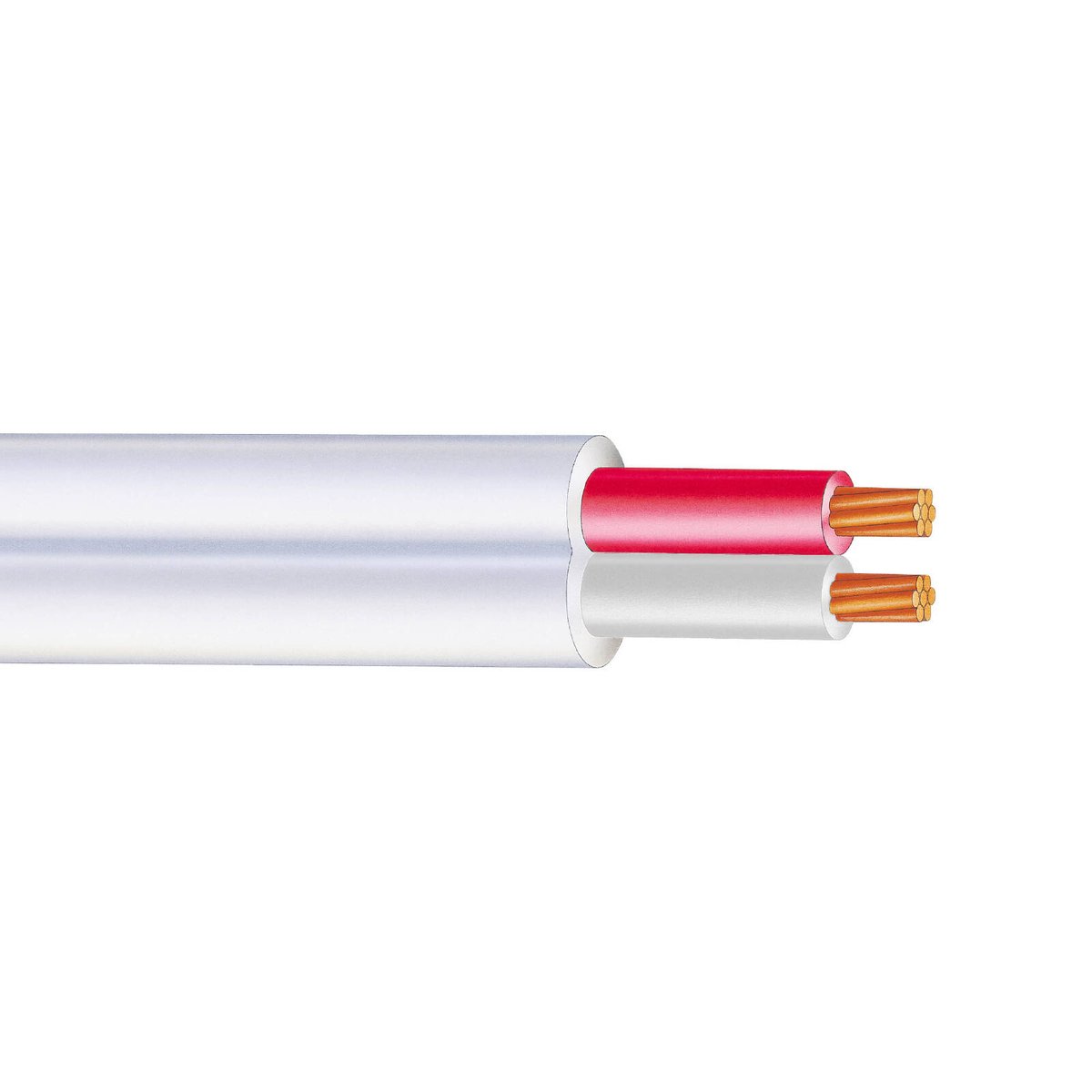 Nexans Olex Twin Active Connect Cable 2.5mm x 100m - Copper - White Sheath - SuperSaverAU - view 1