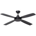 Mercator Nemoi 137cm DC Ceiling Fan - Black, 6-Speed Remote, Tropically Rated ABS - FC700134BK