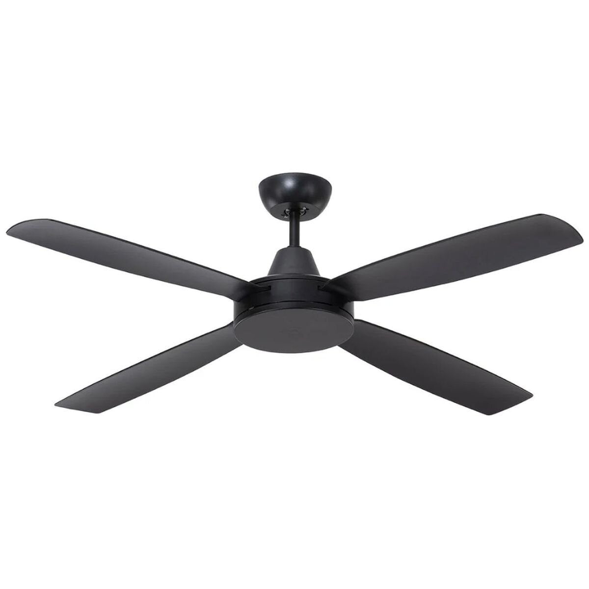 Mercator Nemoi 137cm DC Ceiling Fan - Black, 6-Speed Remote, Tropically Rated ABS - FC700134BK