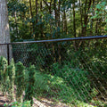 PEAK Chain Link Fencing 38mm Black Die-Cast Aluminium Line Post Cap