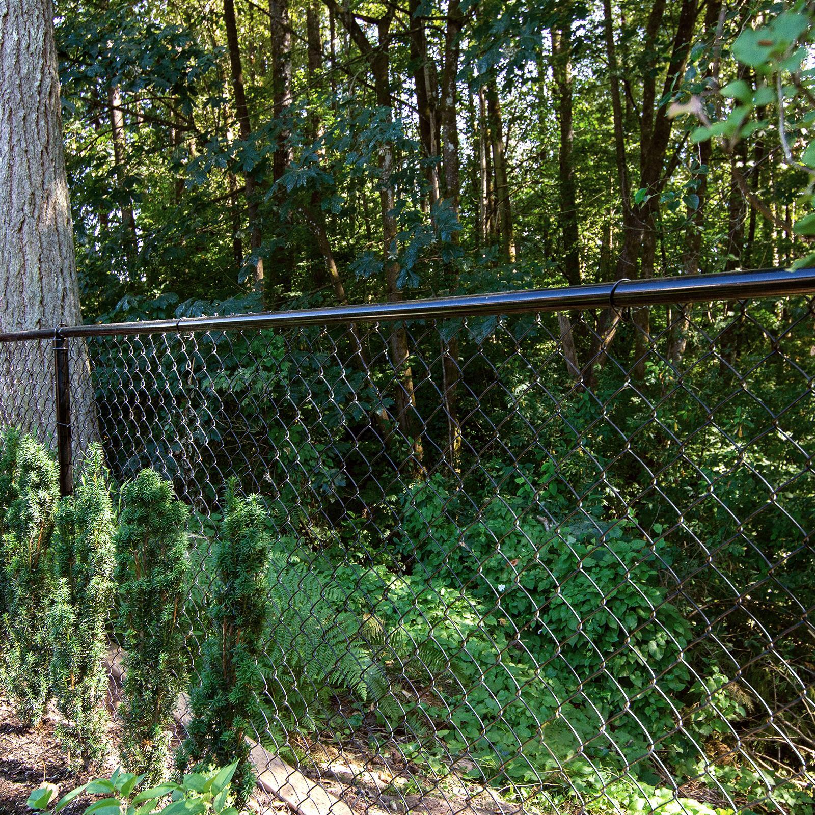 PEAK Chain Link Fencing 38mm Black Die-Cast Aluminium Line Post Cap