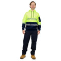Citeco Yellow Hi Vis Taped Hoodie - Men's Reflective Polyester, Small