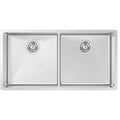 Abey Alfresco Double Bowl Sink - Marine Grade 316 Stainless Steel, Flush Mount or Undermount - FRA400D