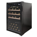 LeCavist 126L Single Zone 63 Bottle Wine Fridge - Black, Freestanding or Underbench, Frost Free - LKCV63N
