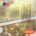 Permastik 180 x 130mm Black Fibreglass Flyscreen Heat Seal Repair Patches 3 Pack