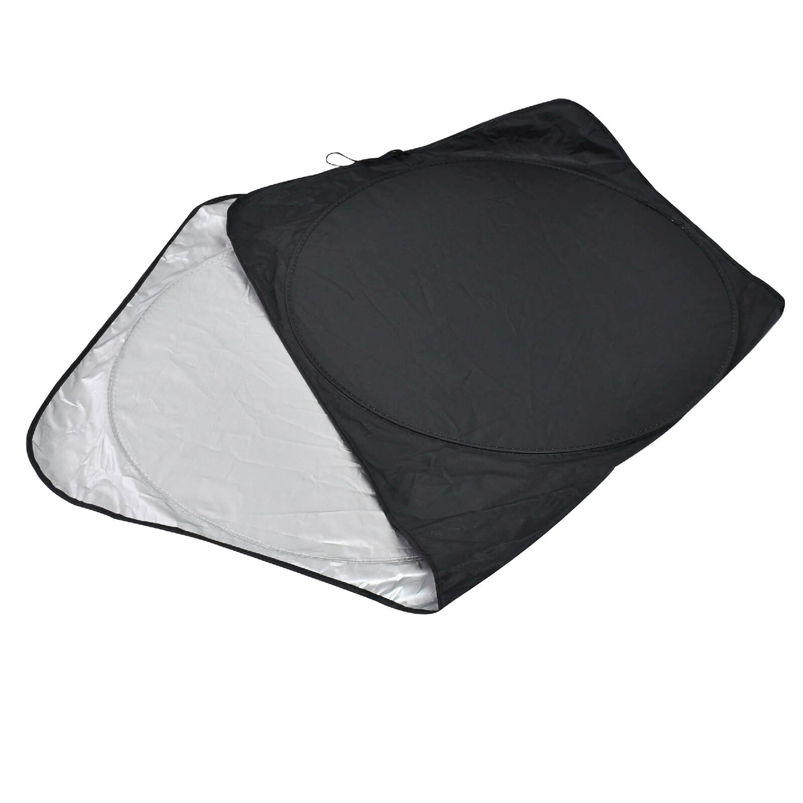 All Set Foldable Car Sunshade 1500 x 700mm Silver - Polyester UV Protection