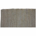 Cadrys Naturals Jute Slate Rug 160x230cm - Handspun Jute Flatweave, 8mm Pile - JUTENS1