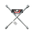 Trojan 4 Way Wheel Brace - 4 Socket Sizes - Durable Carbon Steel - 380mm x 60mm x 420mm - SuperSaverAU - view 2