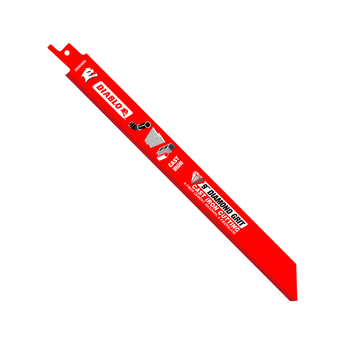 Diablo 9" Diamond Grit Reciprocating Saw Blade - Bi-Metal - 1 Pack