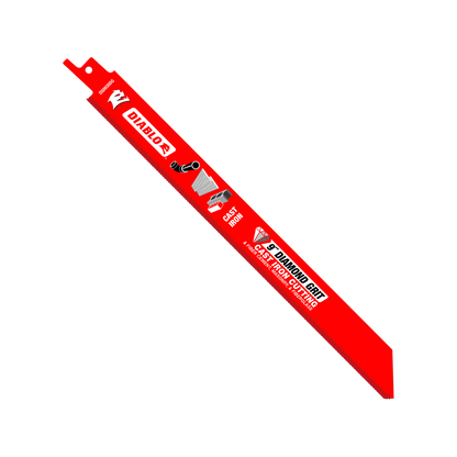 Diablo 9" Diamond Grit Reciprocating Saw Blade - Bi-Metal - 1 Pack