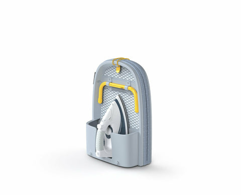 Joseph Joseph pocket folding ironing board - compact design, iron storage compartment, grey - 50009