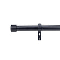 Pillar Black Curtain Rod Finial - 25mm Aluminium - Elegant Design - 2 Pack - SuperSaverAU - view 3