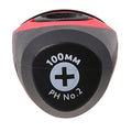 Trojan 100mm No 2 Phillips Screwdriver - Red and Black - Magnetic Tip - SuperSaverAU - view 4