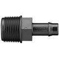 Pope 13mm Tail x 20mm BSP Male Director - Black Poly Irrigation Connector