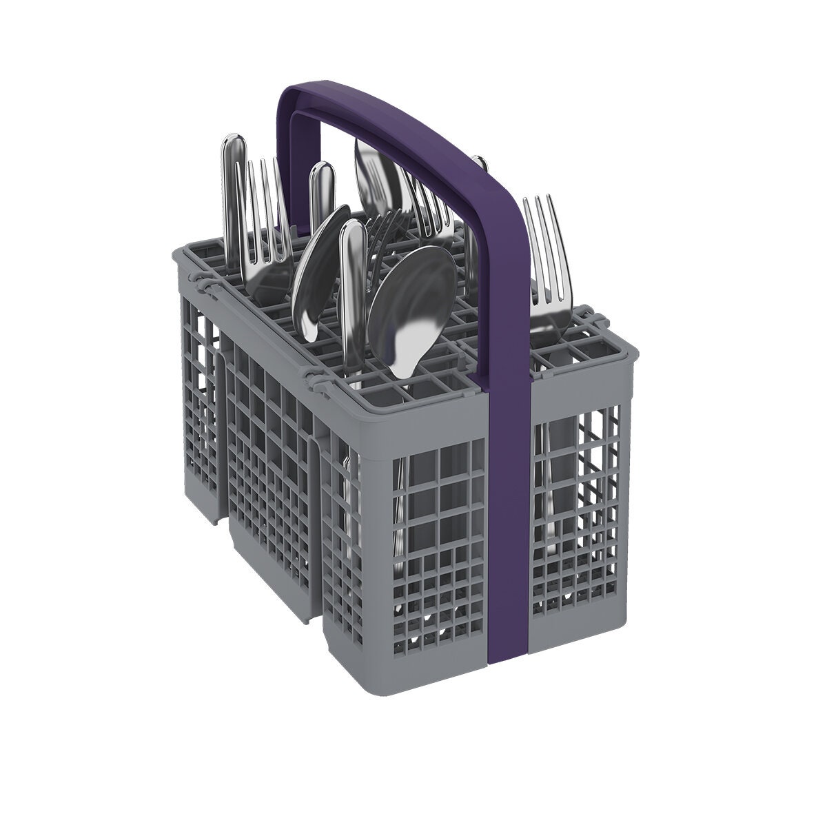 Beko 60cm Freestanding Dishwasher - 14 Place Settings, Stainless Steel, Auto Program, Steam Gloss - BDFB1430X