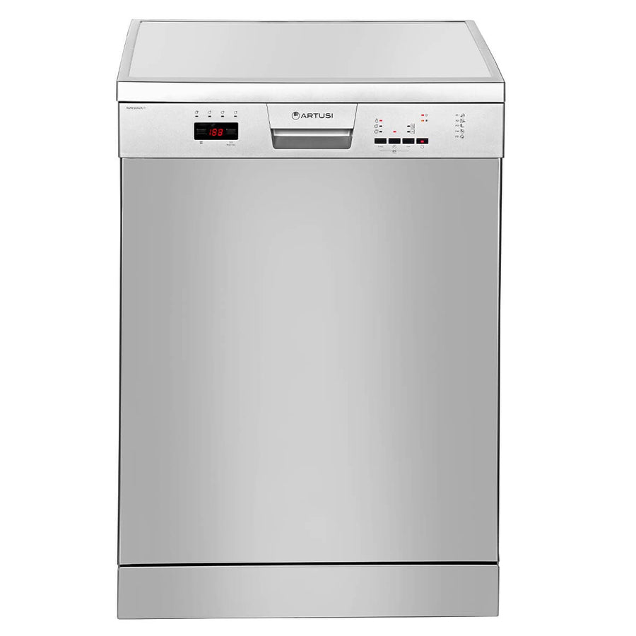 Artusi 60cm Freestanding Dishwasher 13 Place Settings - Stainless Steel, Eco Wash, Delay Start - ADW5002X1
