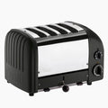 Dualit NewGen 4 Slice Toaster - Matte Black Finish, Slot-Selector Control, Wire Guard - DU47065