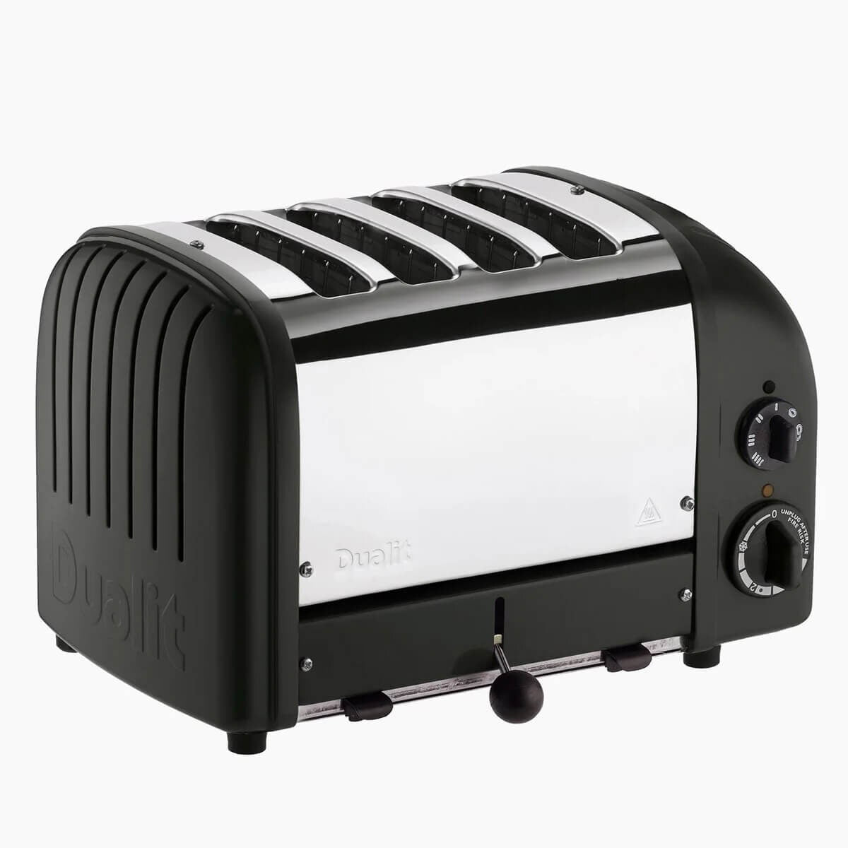 Dualit NewGen 4 Slice Toaster - Matte Black Finish, Slot-Selector Control, Wire Guard - DU47065