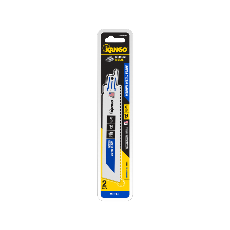 Kango 6" 14 TPI Metal Demo Reciprocating Saw Blades 2 Pack - Durable Cutting - SuperSaverAU - view 1