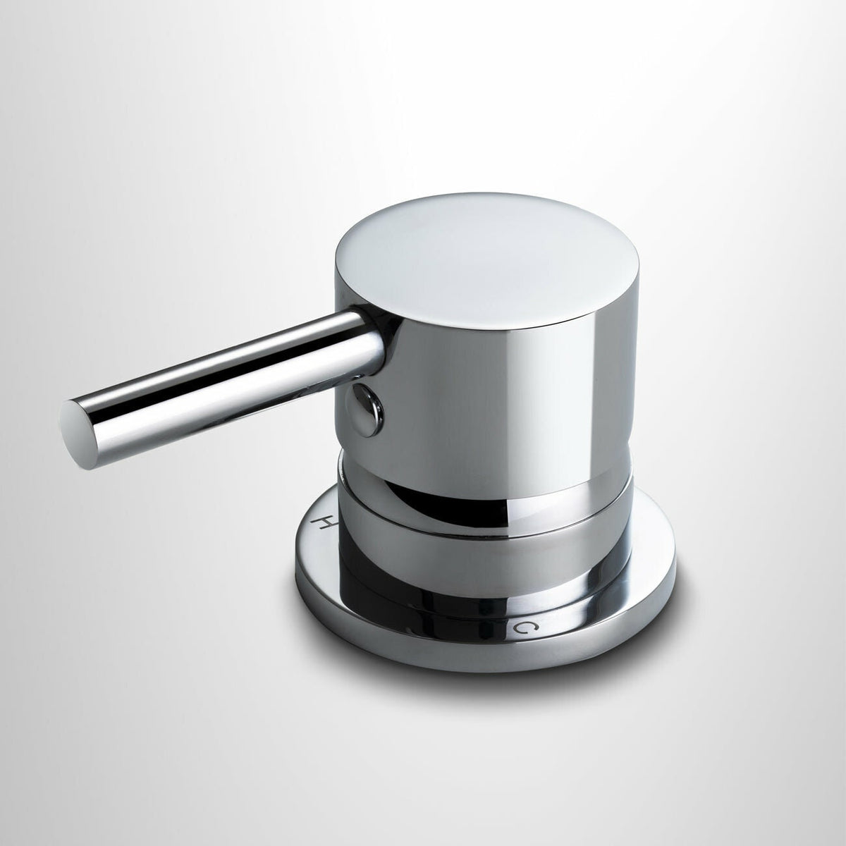 Rogerseller Tonic Hob Mixer - Chrome Finish - 48mm High, 55mm Wide - 3606013701