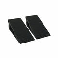 Adoored Black Rubber Door Wedge 2 Pack Medium Durable Grip - SuperSaverAU - view 1