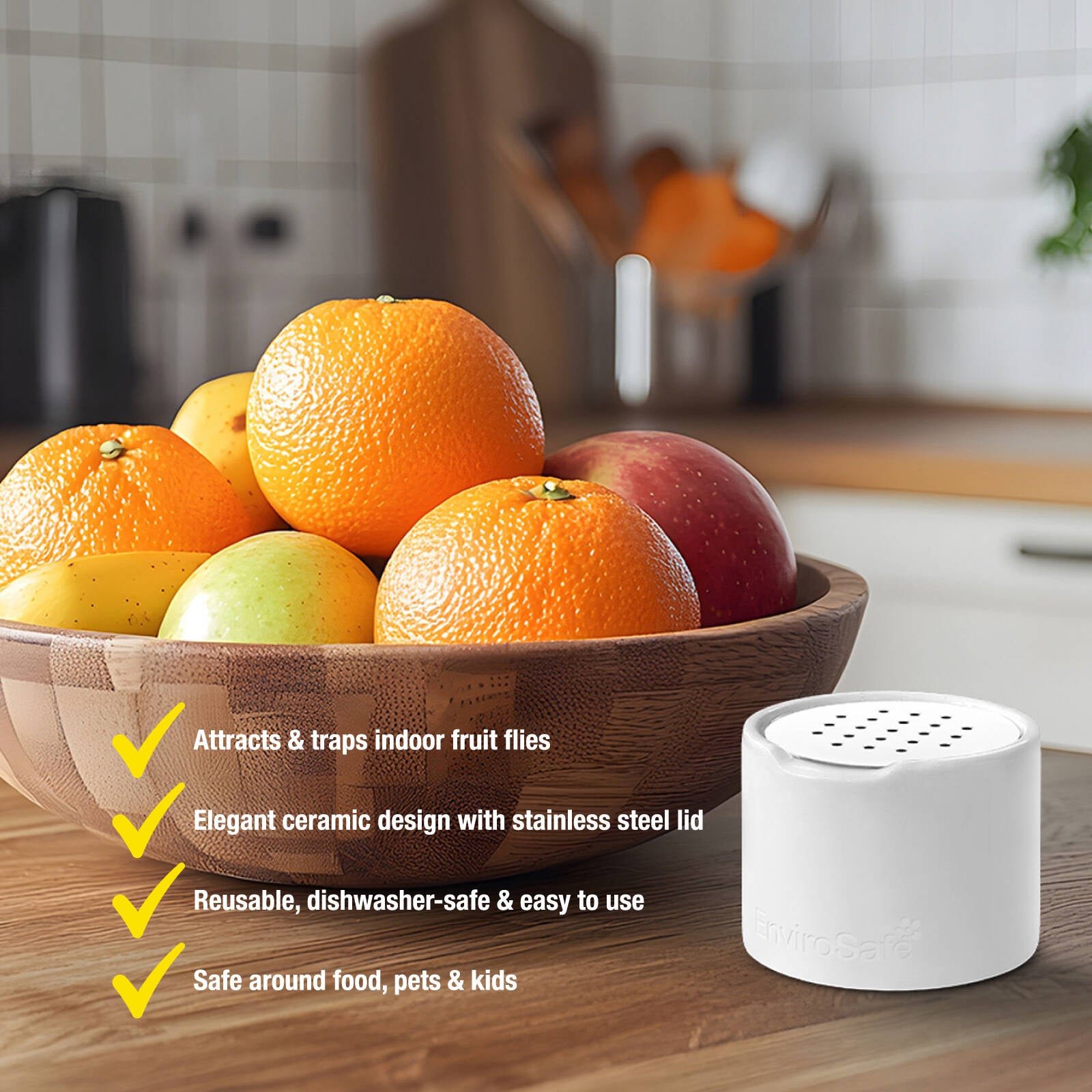 EnviroSafe Indoor Fruit Fly Trap