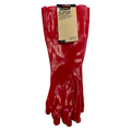 Craftright 45cm Long Red PVC Gloves - Chemical Protection - One Size - SuperSaverAU - view 2