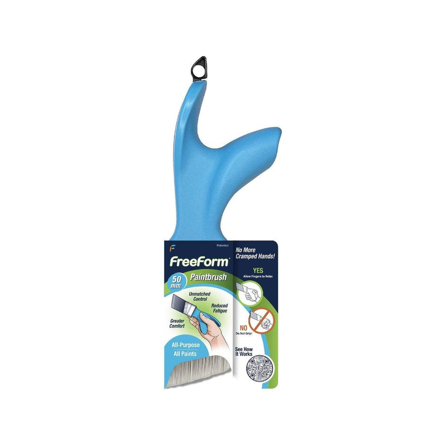 Freeform 50mm All Purpose Paint Brush - Ergonomic Grip - Precision Control - SuperSaverAU - view 1