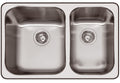 Abey NuQueen The Brisbane 1 and 3/4 Bowl Sink - Stainless Steel Topmount - 696mm Wide - Q180