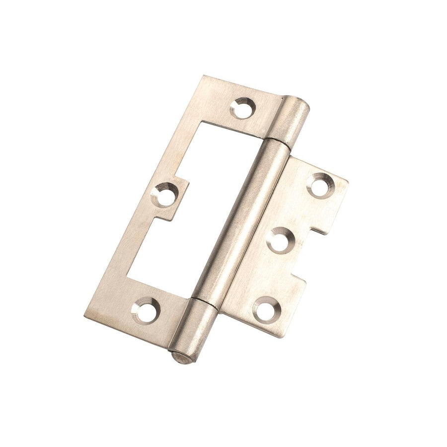 Lane Satin Stainless Steel Non Mortise Hinge - 100 x 65 x 2mm - Loose Pin - SuperSaverAU - view 1
