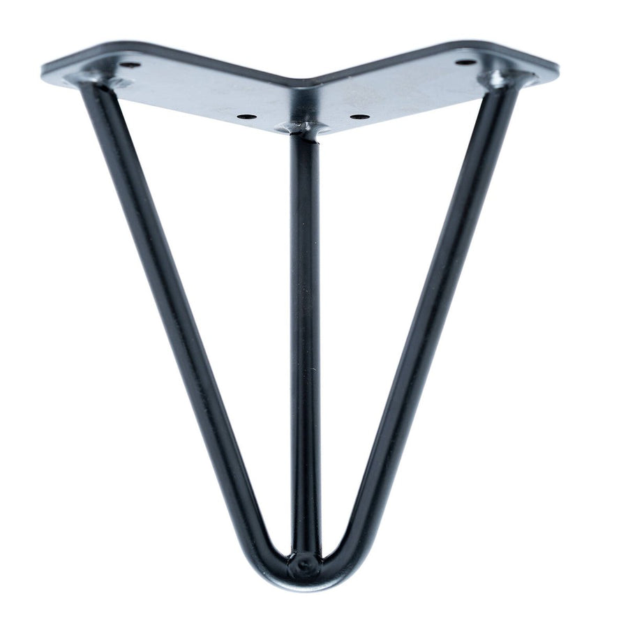 Taskmaster Hairpin Table Leg - 150mm x 10mm - Steel - Matte Black - SuperSaverAU - view 1